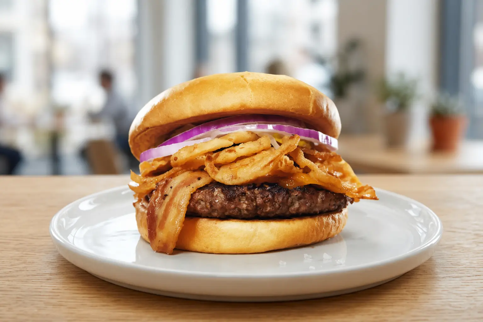 Beast Burger - signature burger at Burger Beast Red Deer, AB