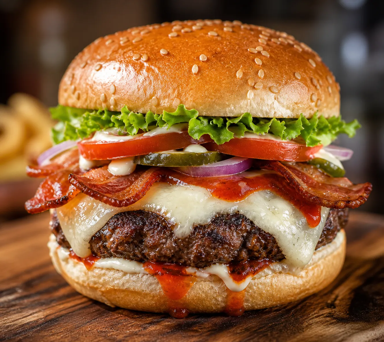 Beast Burger — signature specialty burger at Burger Beast Red Deer
